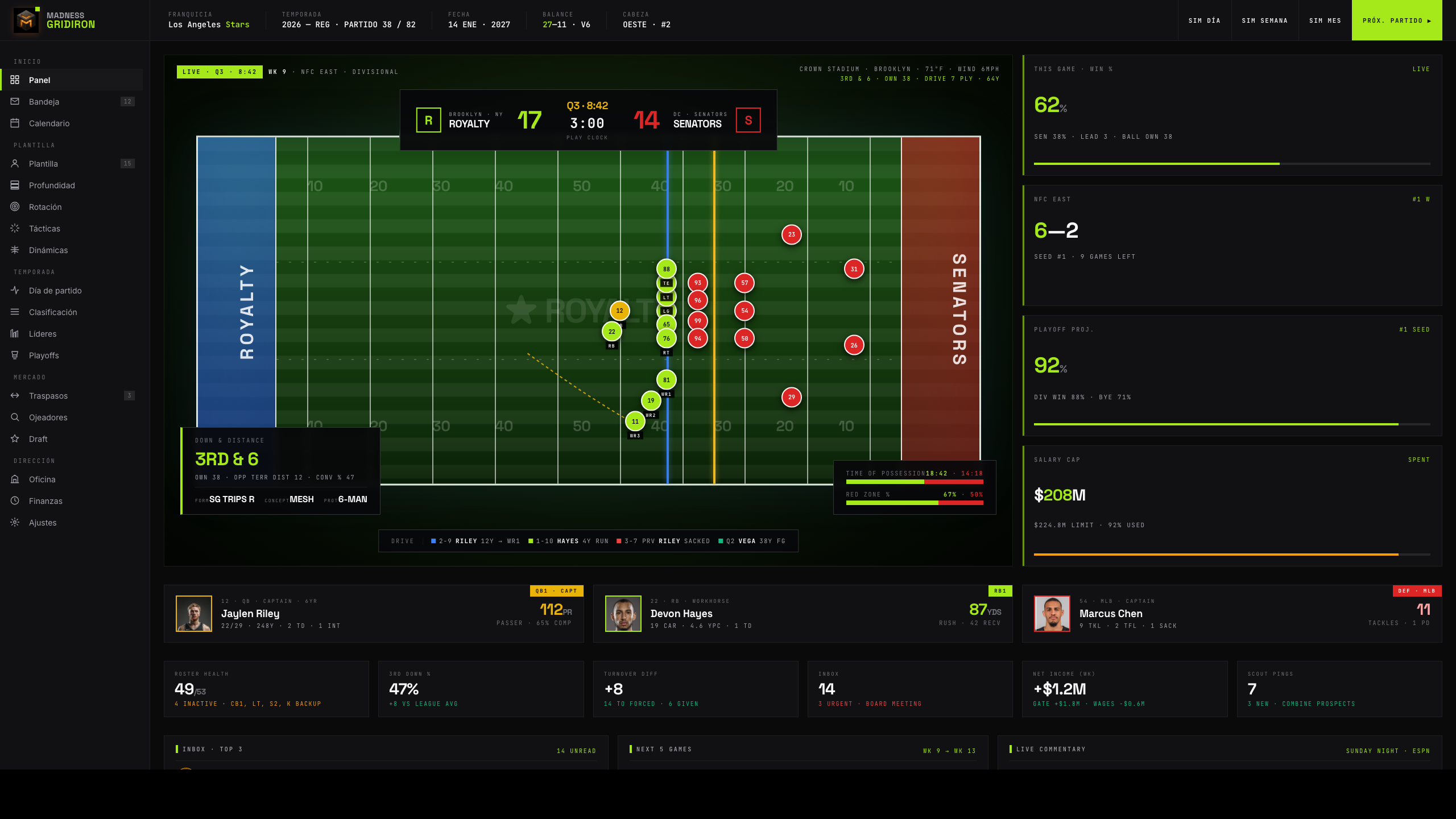 Gridiron hub ES