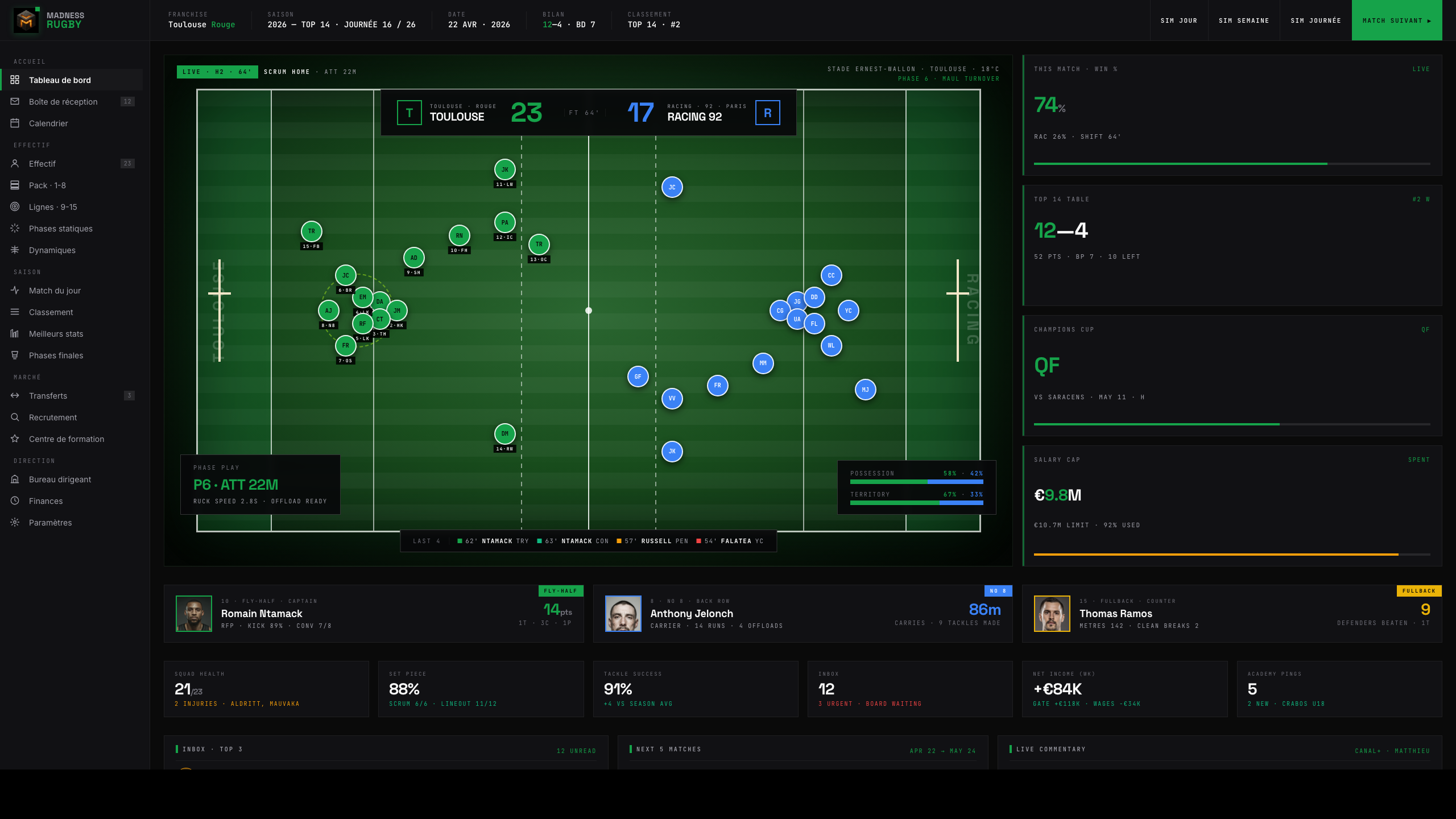 Rugby hub FR